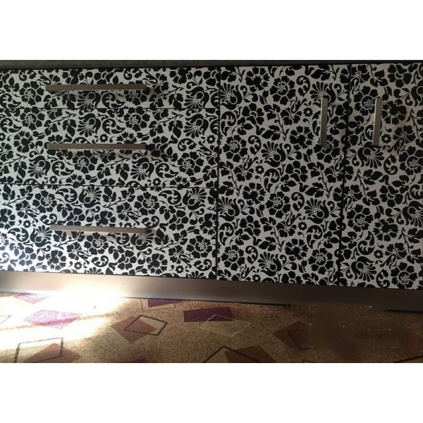 Autocolant decorativ Baroc negru
