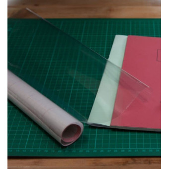 Autocolant transparent...