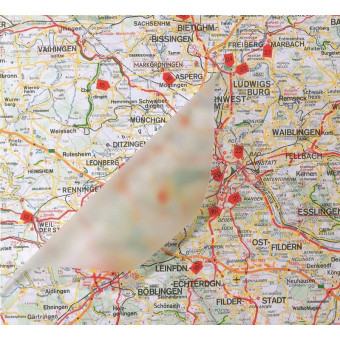 Autocolant transparent mat...