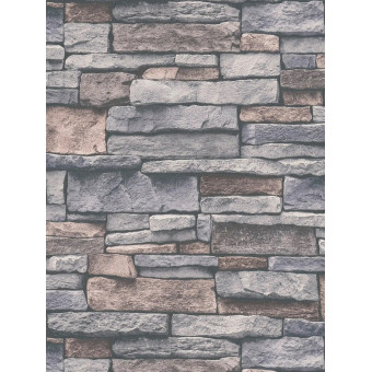 Tapet living Granit gri-bej