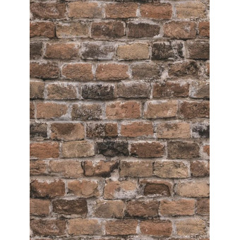 Tapet rustic Caramida maro