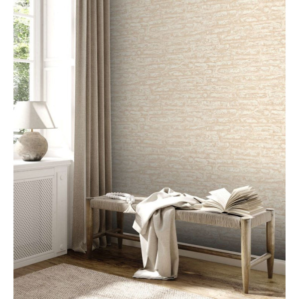 Tapet piatra rustica crem