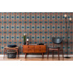 Tapet Retro Chic albastru