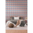 Tapet Retro Chic albastru