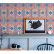 Tapet Retro Chic albastru