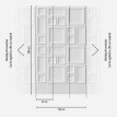 Fototapet design Rame albe