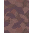 Tapet abstract cu model ondulat violet-grena