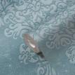 Tapet elegant stil Baroc turcoaz