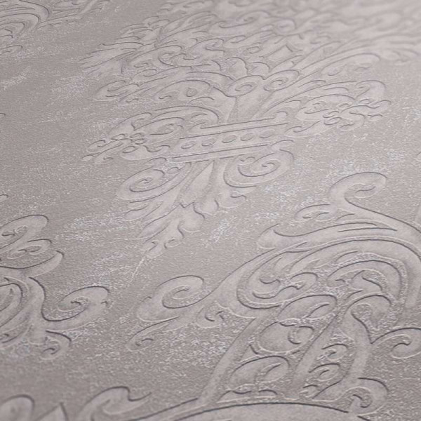 Tapet elegant stil Baroc bej-gri