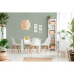 Tapet imitatie textil verde deschis