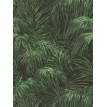 Tapet texturat Trestii negru-verde