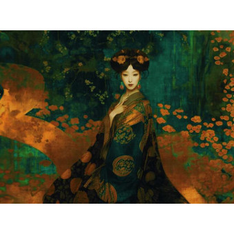 Fototapet oriental Geisha