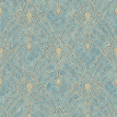 tapet-art-deco-albastru-mata-hari