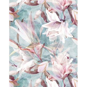 Fototapet floral Crini albi...