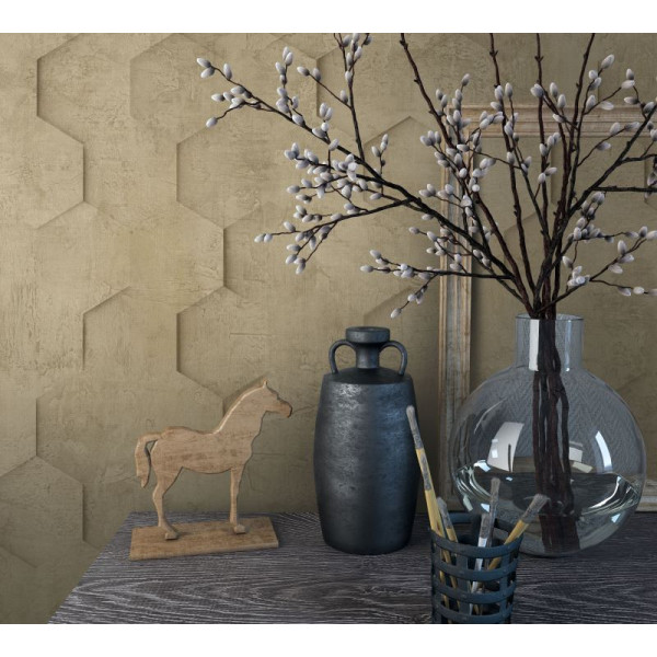 Tapet 3D Hexagoane Kyoto 34163