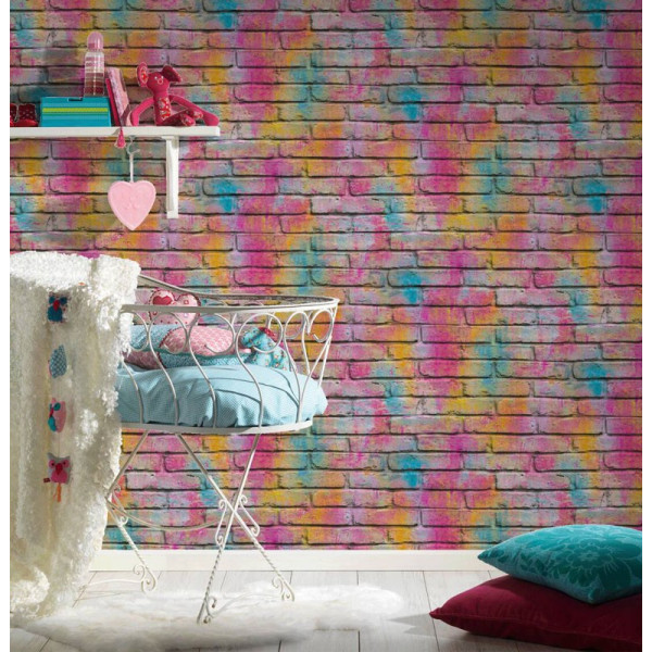 tapet-caramida-graffiti-decorare