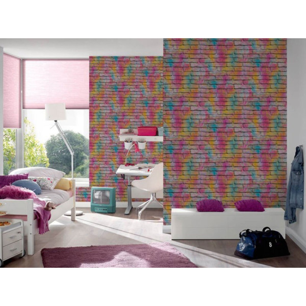 tapet-caramida-graffiti-decorare