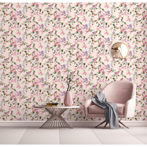 Tapet floral artistic Kyoto 47457