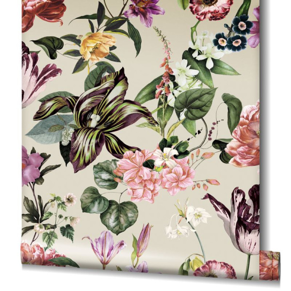Tapet floral artistic Kyoto 47461