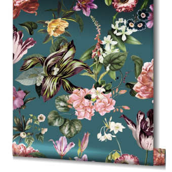 Tapet floral artistic Kyoto...