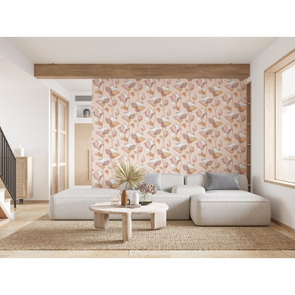 Tapet floral artistic Kyoto 47471