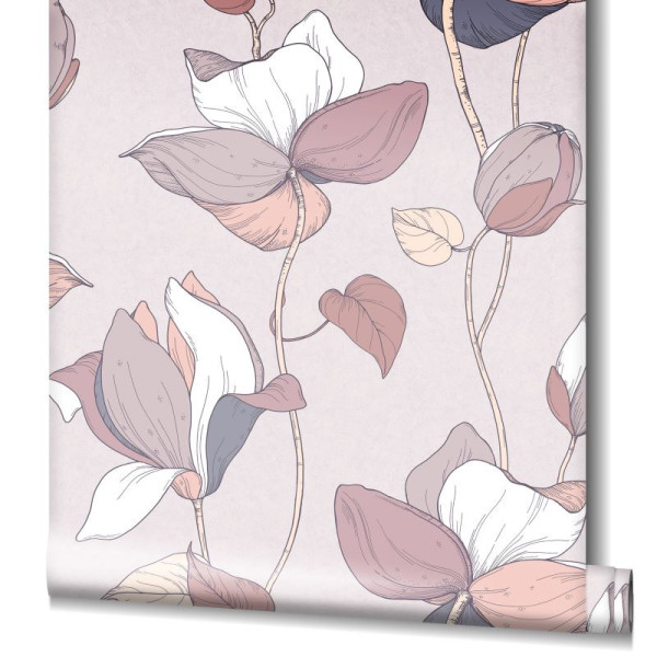 Tapet floral artistic Kyoto 47474