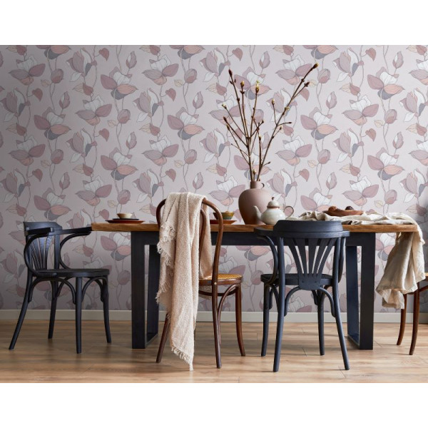 Tapet floral artistic Kyoto 47474