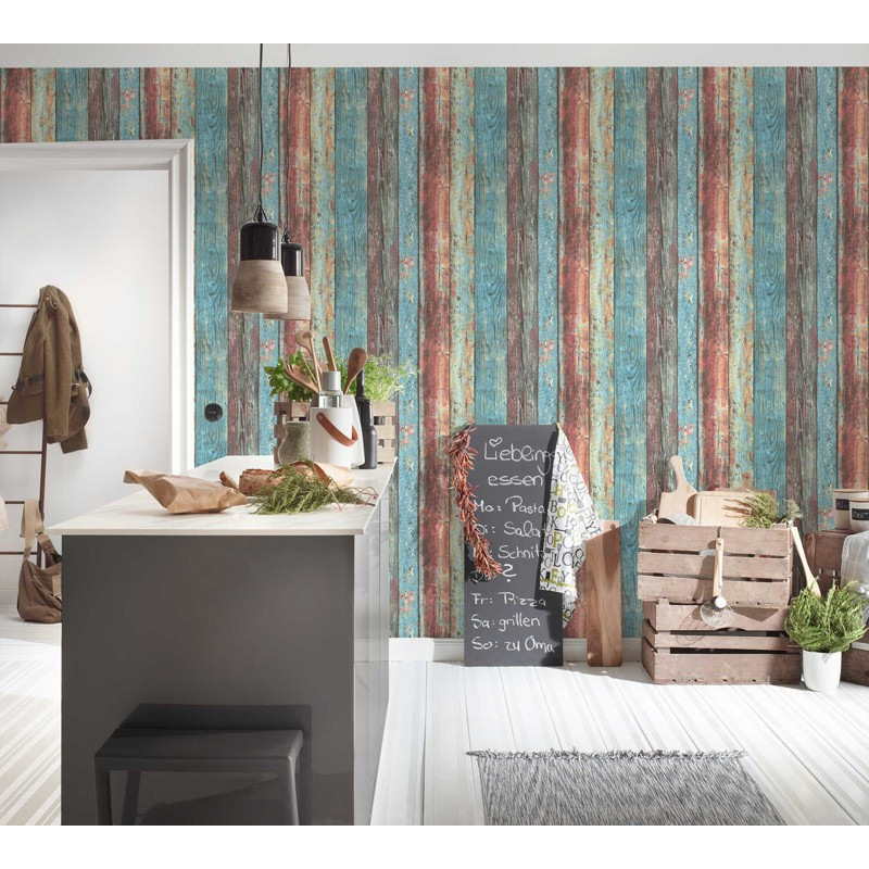 tapet-imitatie-lemn-boho-elements-decorare