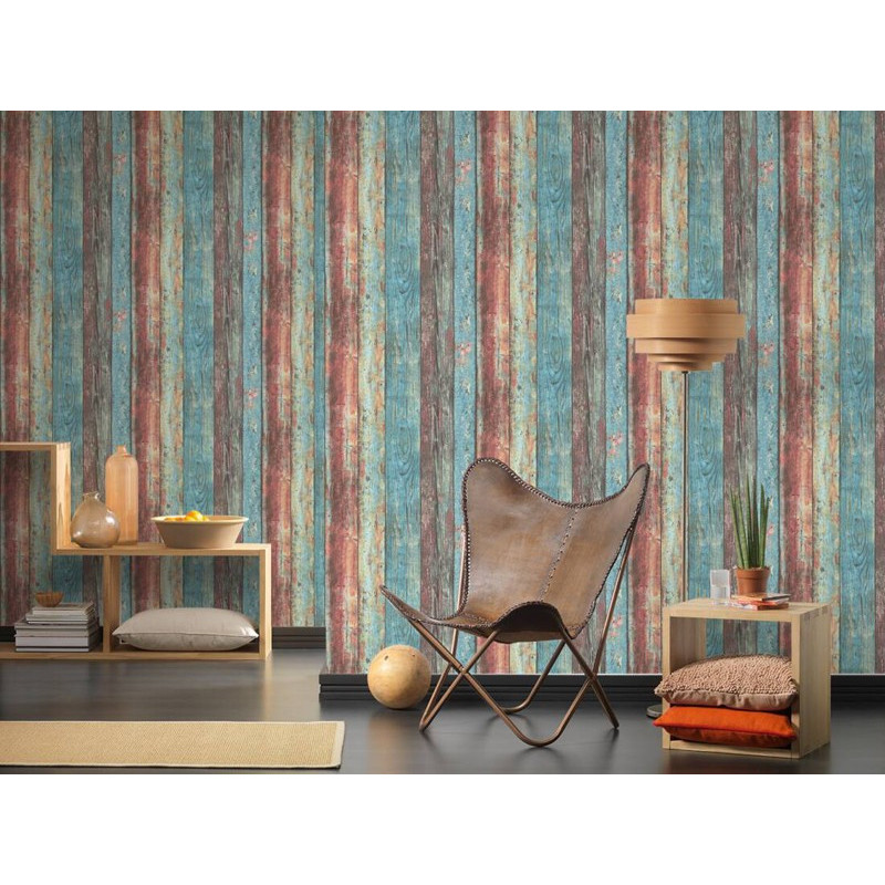 tapet-imitatie-lemn-boho-elements-decorare