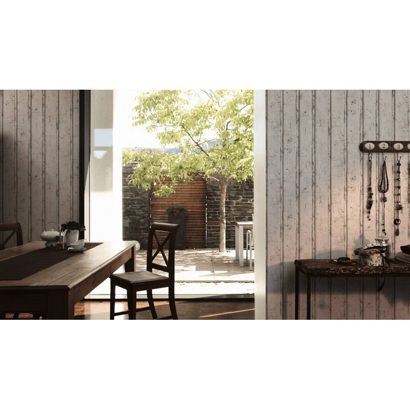 tapet-lemn-shabby-chic-alb-elements-decorare
