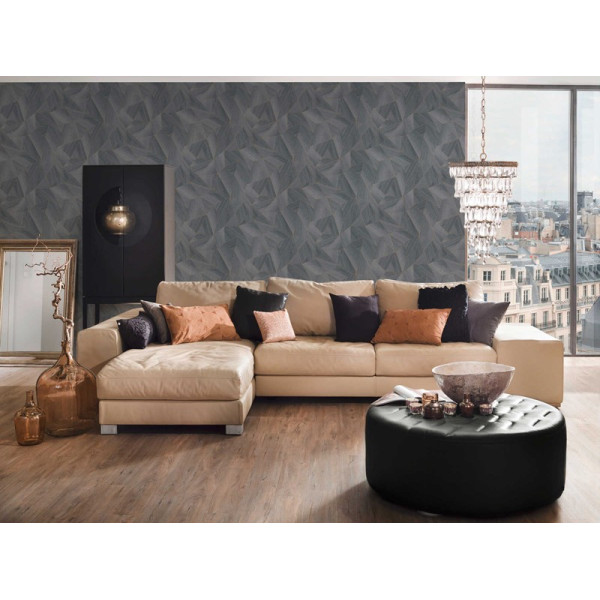 tapet-lemn-cu-dungi-aurii-decorare