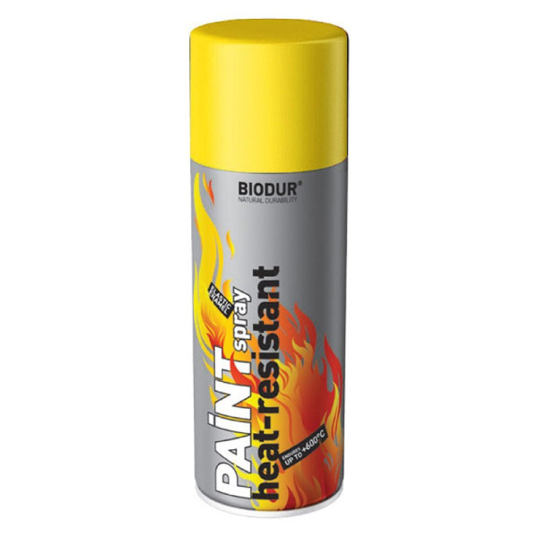 Vopsea rezistenta la temperatura spray auriu
