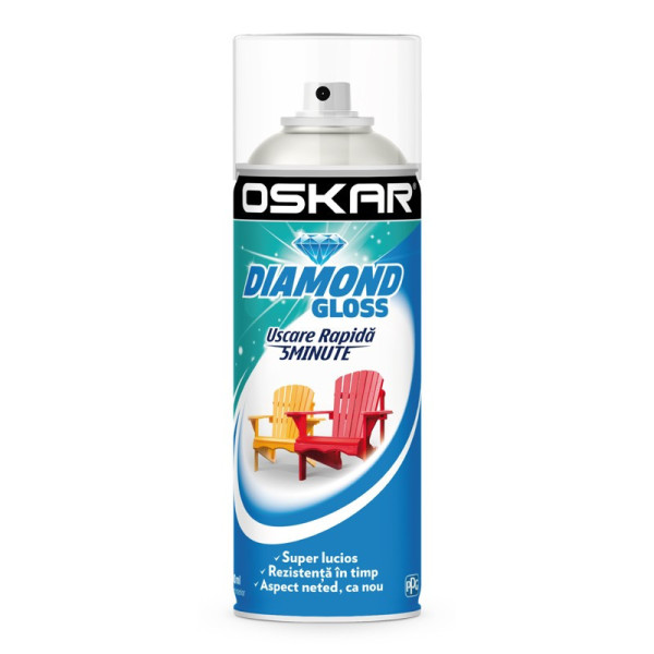 Spray alb RAL 9010 Oskar Diamond Gloss
