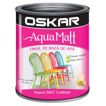 Vopsea Oskar Aqua Matt Roz...