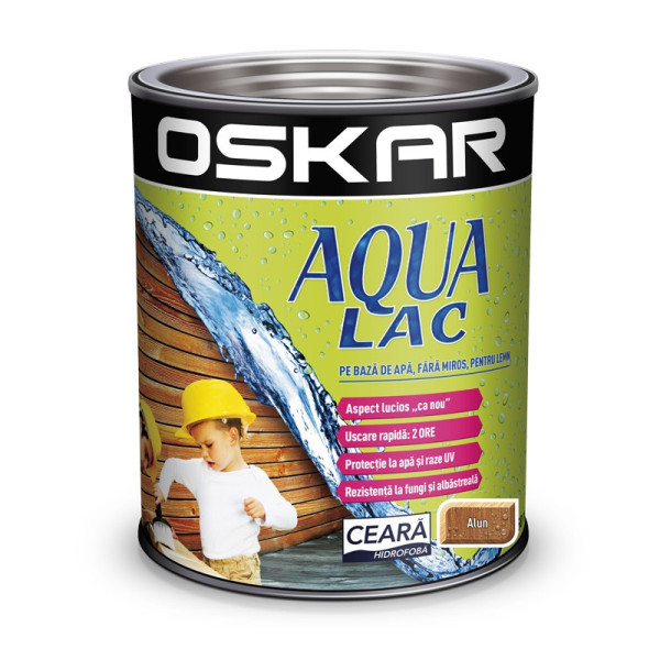 Oskar Aqua Lac pentru lemn Alun 0.75l