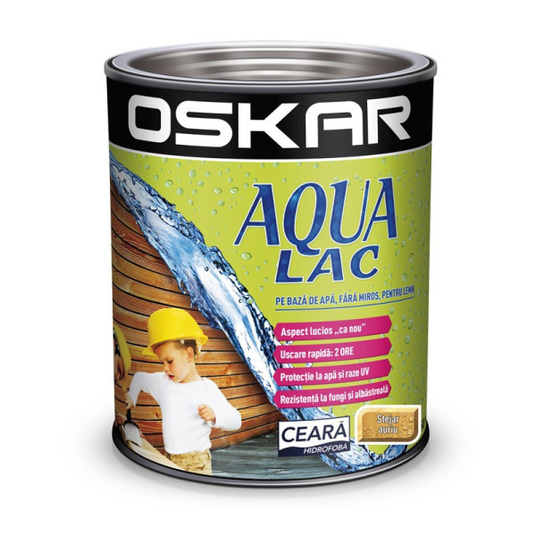 Oskar Aqua Lac pentru lemn Stejar auriu 2.5L