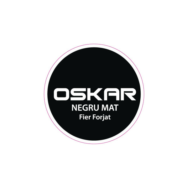Vopsea Oskar Direct pe Rugina Negru Mat Fier Forjat 2.5l
