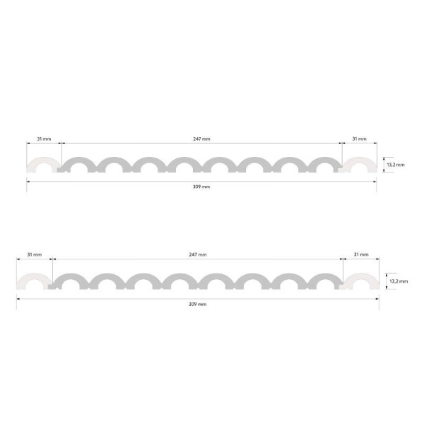 Panou decorativ Duna WP001P lucios