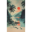 Fototapet Apus de soare tropical