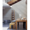 tapet-vlies-beton-gri-inchis-ambient