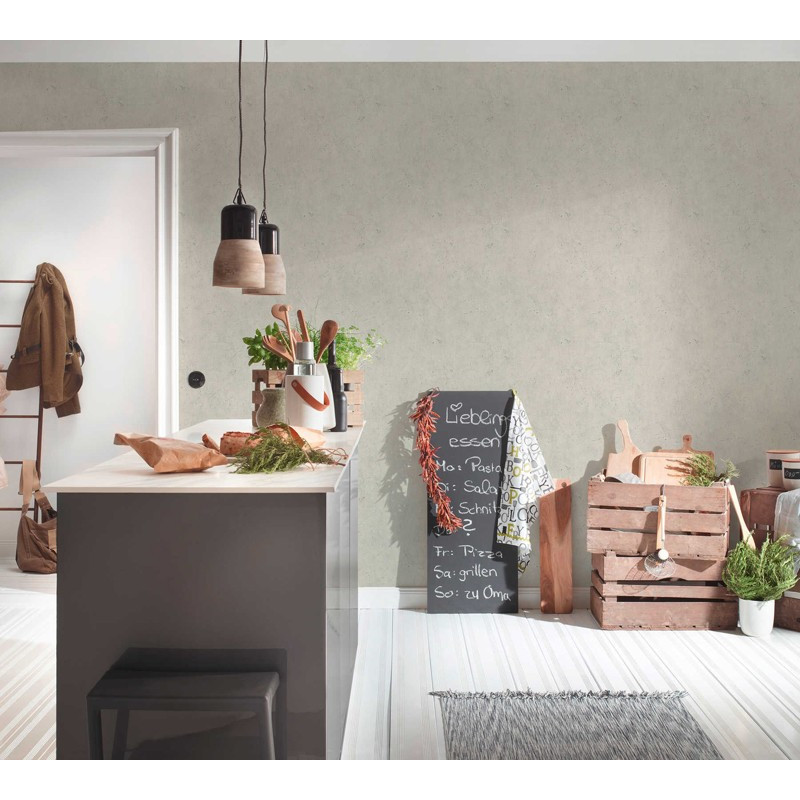 tapet-vlies-beton-cappuccino-ambient
