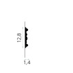 Brau decorativ Mardom MDC236 128 mm