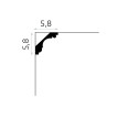 Cornisa tavan MDA005 58x58 mm