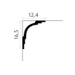 Cornisa tavan MDB104 165x124 mm