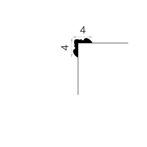 Profil protectie colturi MDB123 40x40 mm
