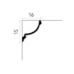 Cornisa tavan MDB140 150x160 mm