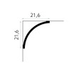 Cornisa tavan MDB155 216x216 mm