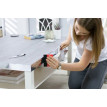 Folie autocolanta argintiu lucios 45 cm