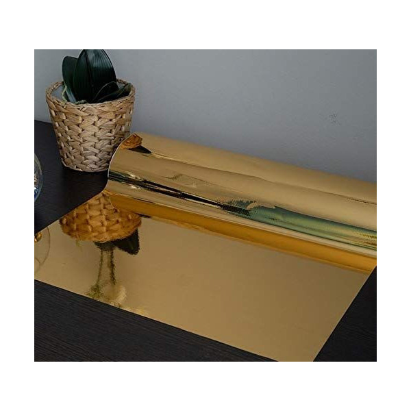 Folie autocolanta auriu lucios 45 cm