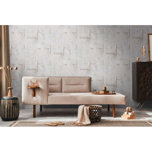 Tapet stil industrial bej-gri